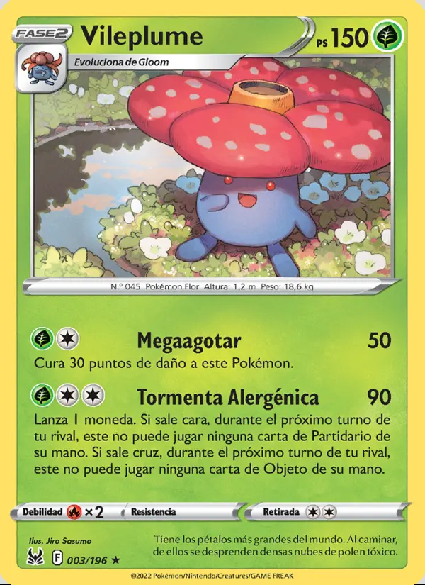 Image of the card Vileplume