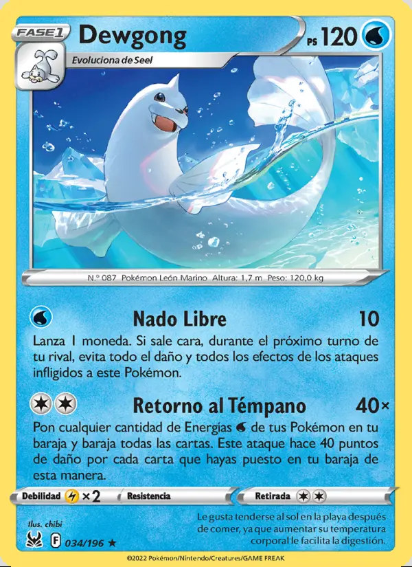 Image of the card Dewgong