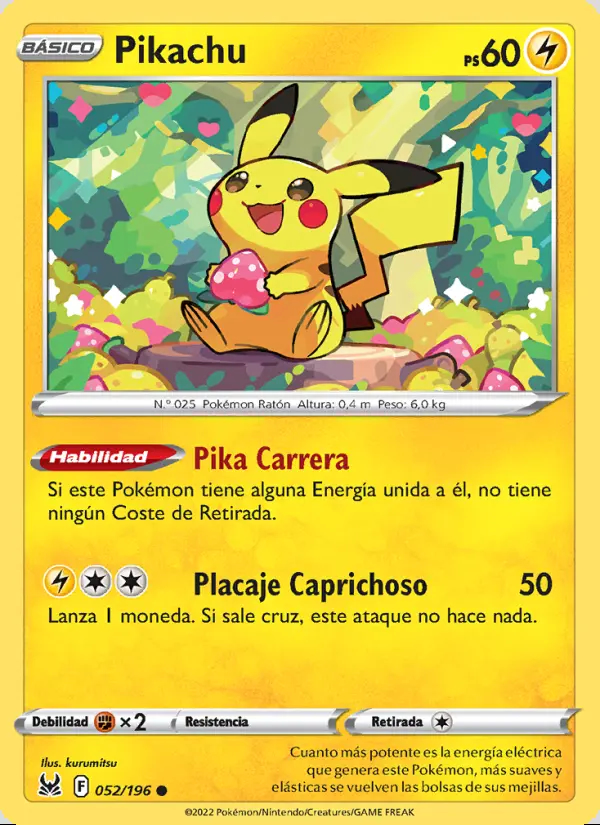 Image of the card Pikachu