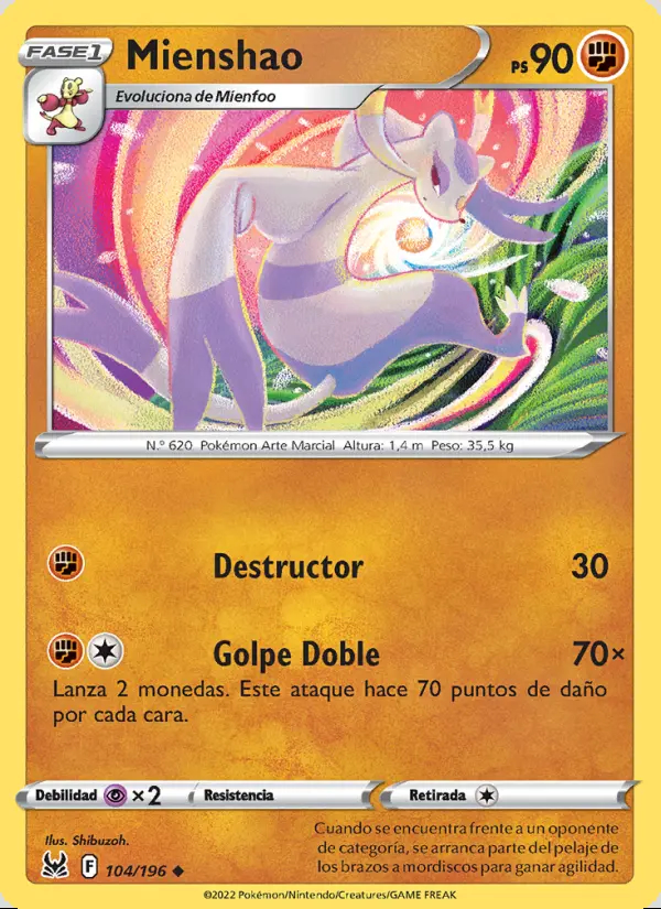 Image of the card Mienshao