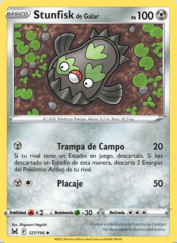 Image of the card Stunfisk de Galar