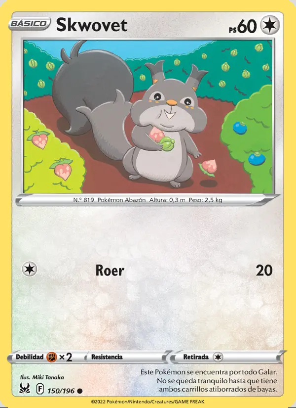 Image of the card Skwovet