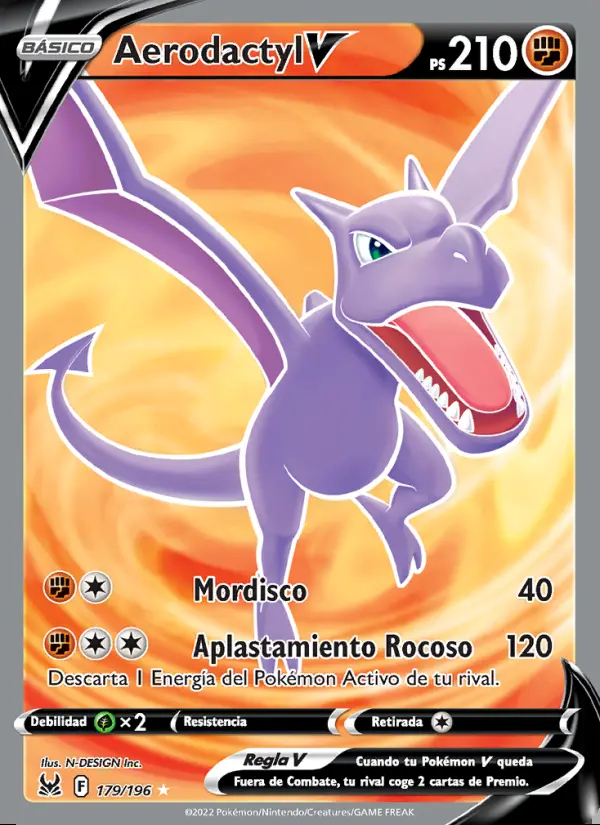 Image of the card Aerodactyl V