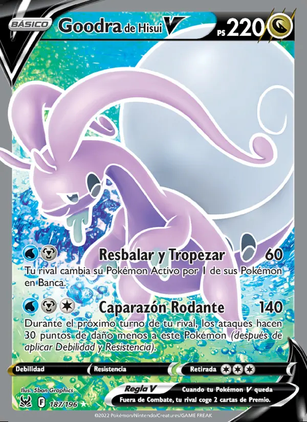 Image of the card Goodra de Hisui V