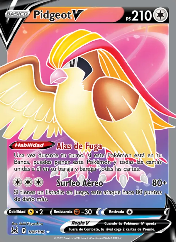 Image of the card Pidgeot V