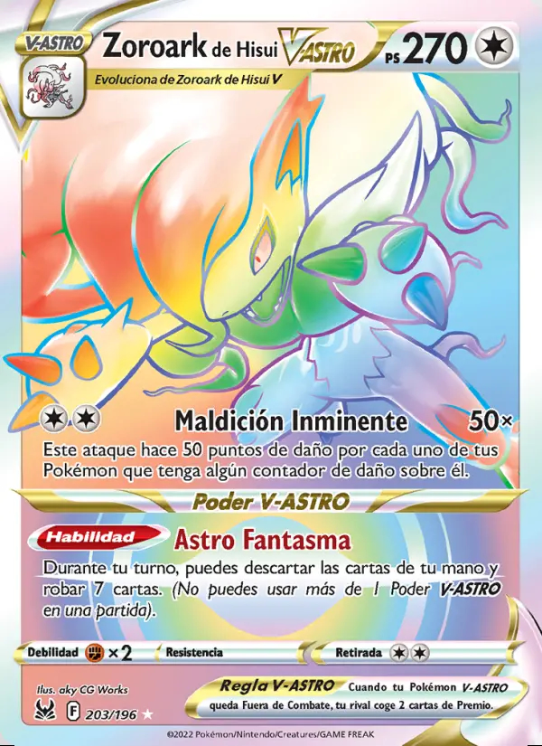 Image of the card Zoroark de Hisui V-ASTRO