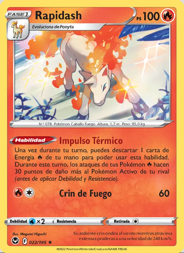 Image of the card Rapidash