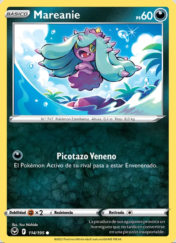 Image of the card Mareanie