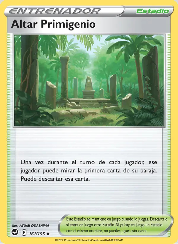 Image of the card Altar Primigenio