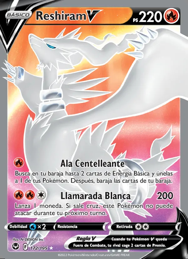 Image of the card Reshiram V