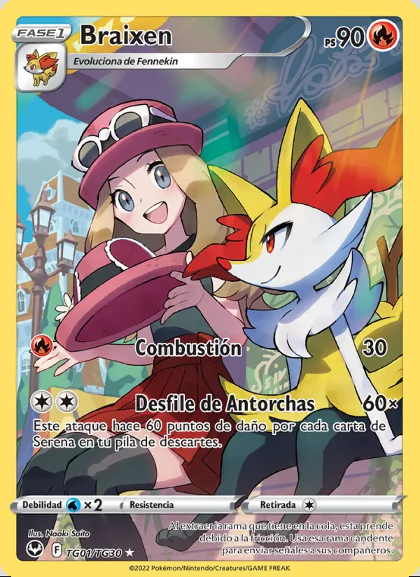 Image of the card Braixen