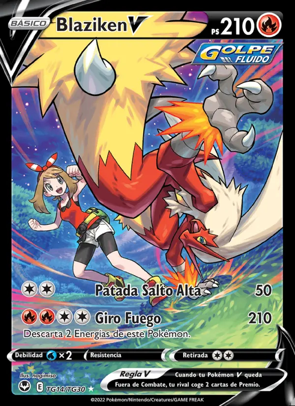 Image of the card Blaziken V