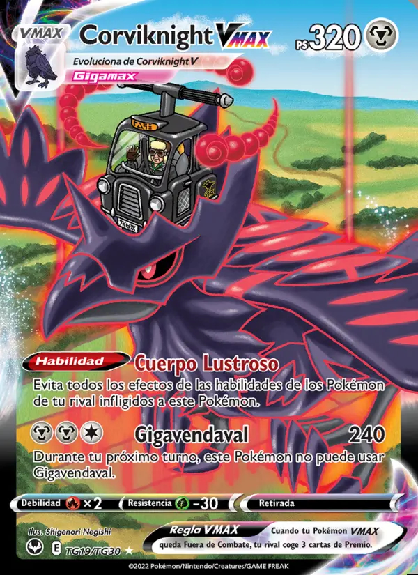 Image of the card Corviknight VMAX