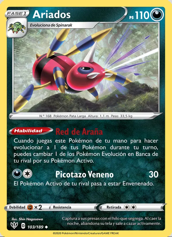 Image of the card Ariados