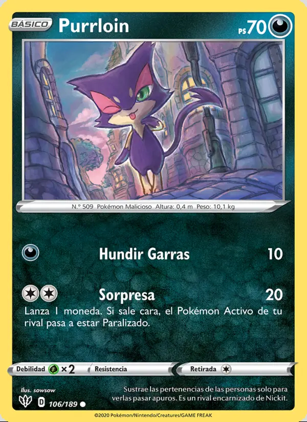 Image of the card Purrloin