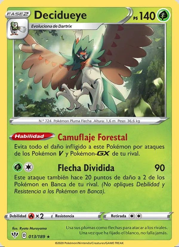 Image of the card Decidueye