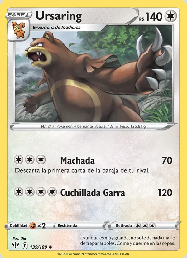 Image of the card Ursaring