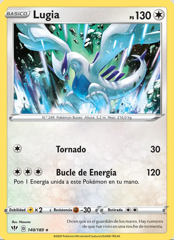 Image of the card Lugia