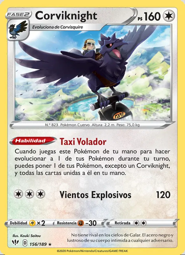 Image of the card Corviknight