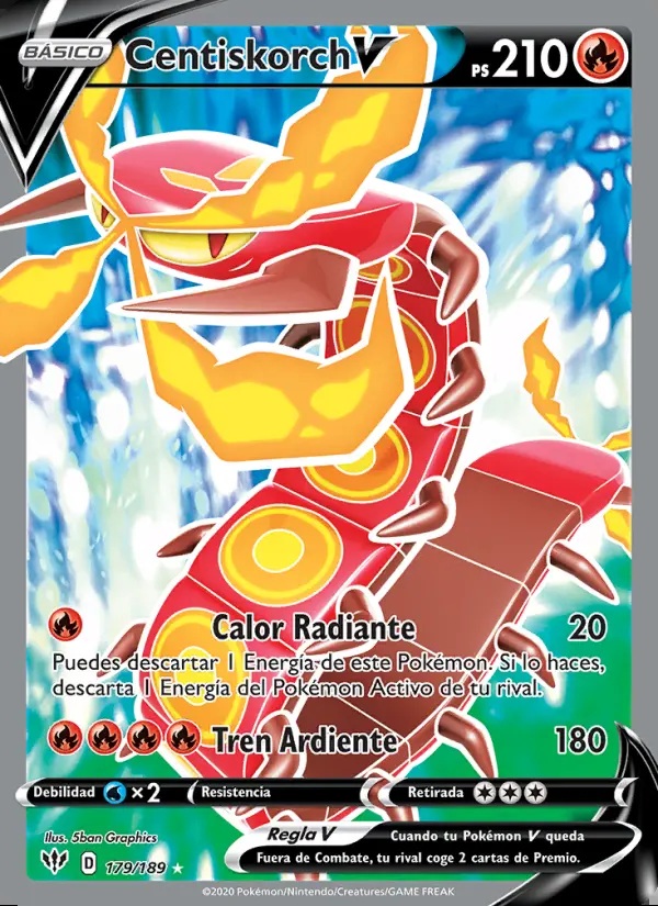 Image of the card Centiskorch V