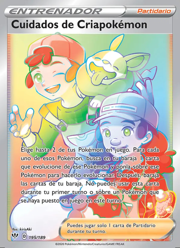 Image of the card Cuidados de Criapokémon