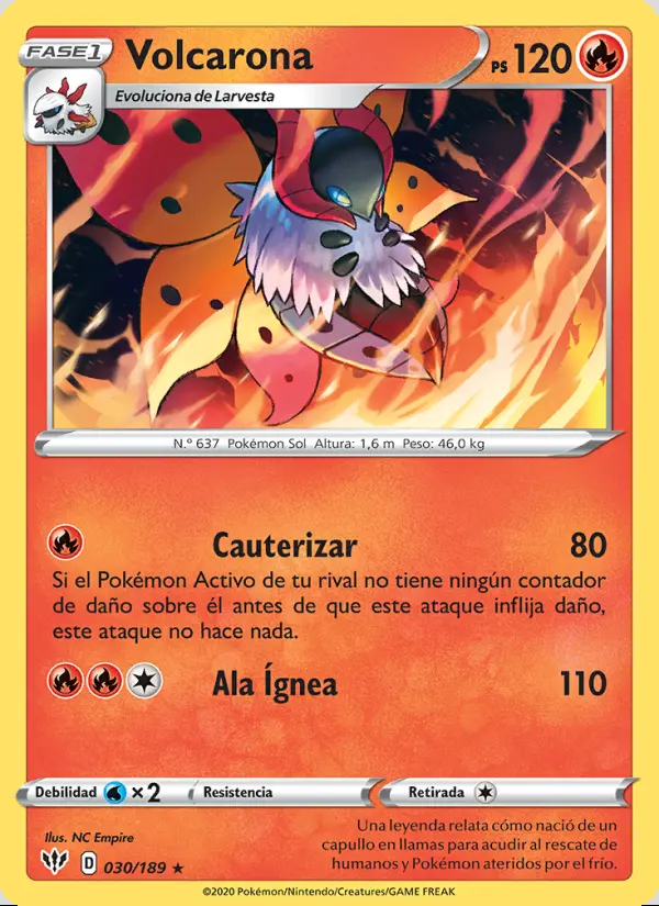 Image of the card Volcarona