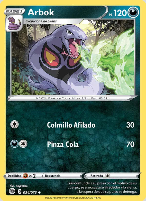 Image of the card Arbok