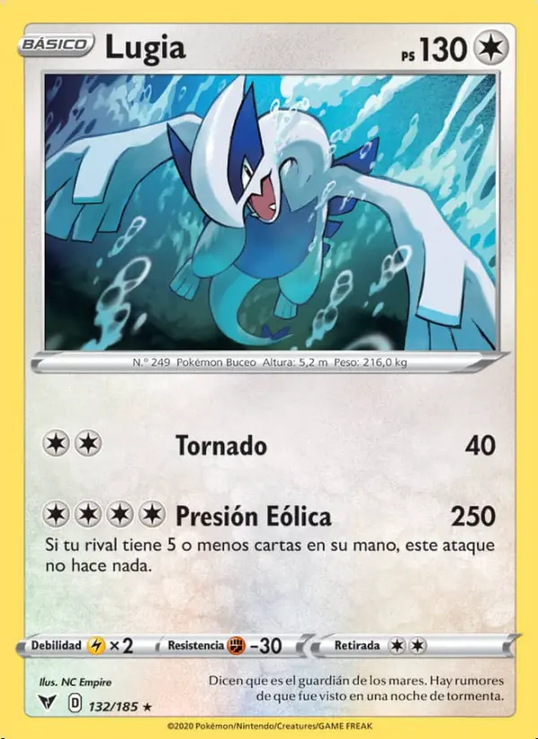 Image of the card Lugia