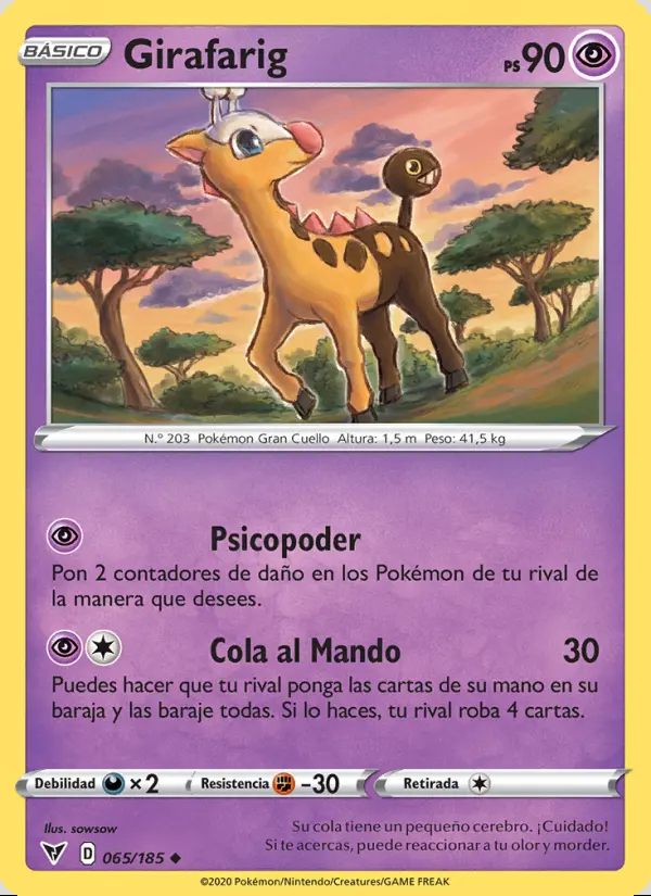 Image of the card Girafarig