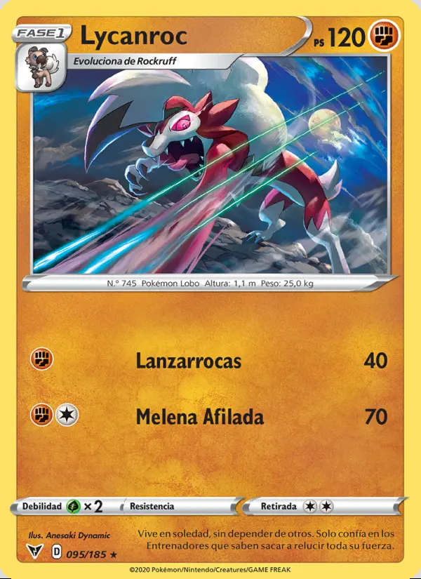 Image of the card Lycanroc