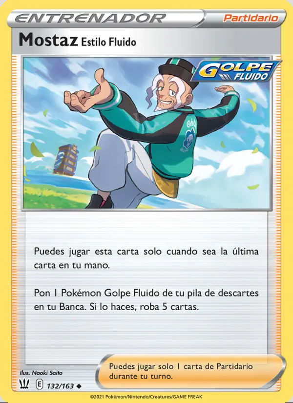 Image of the card Mostaz Estilo Fluido