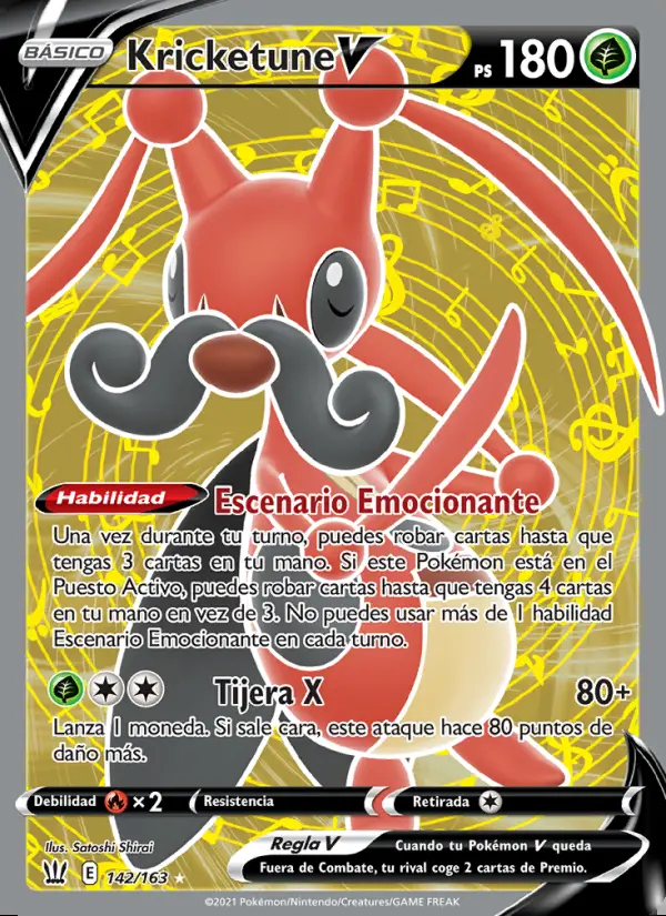 Image of the card Kricketune V