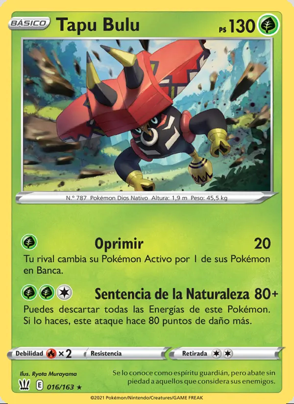 Image of the card Tapu Bulu