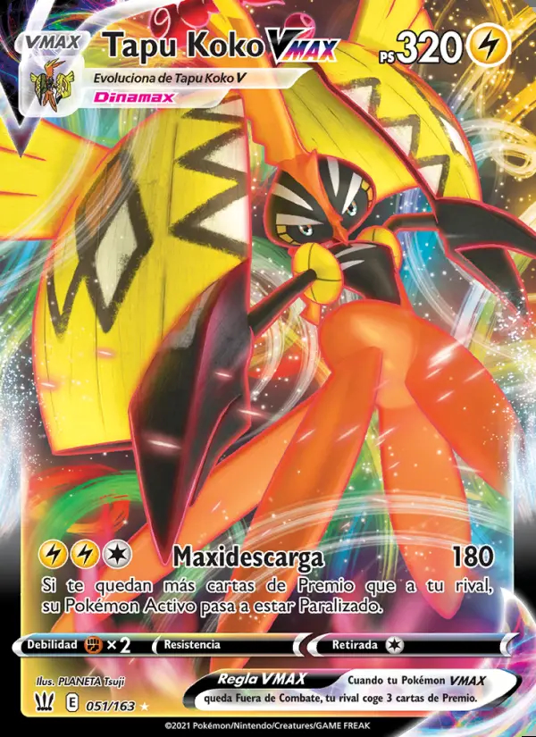 Image of the card Tapu Koko VMAX