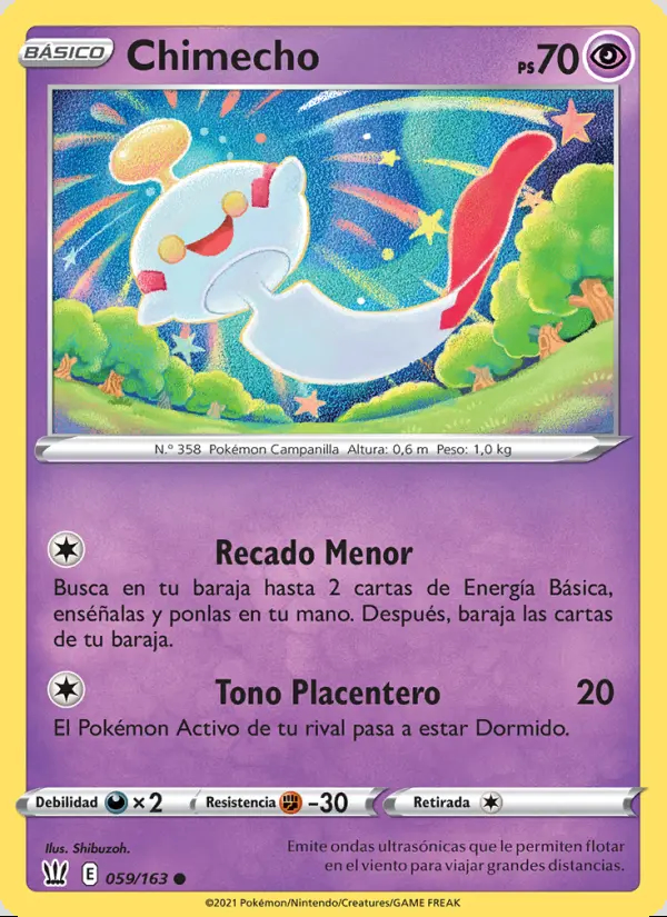 Image of the card Chimecho