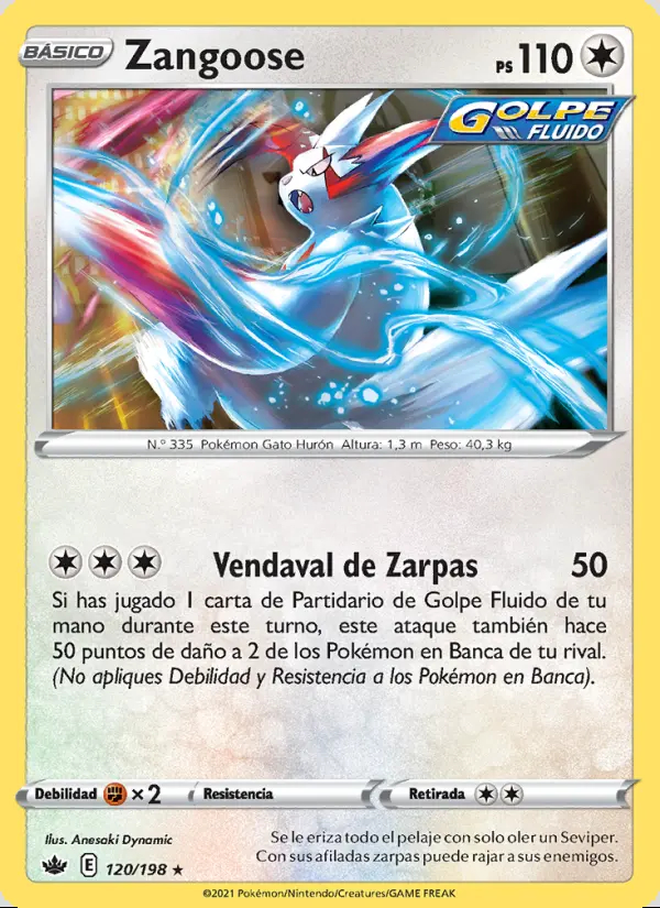 Image of the card Zangoose