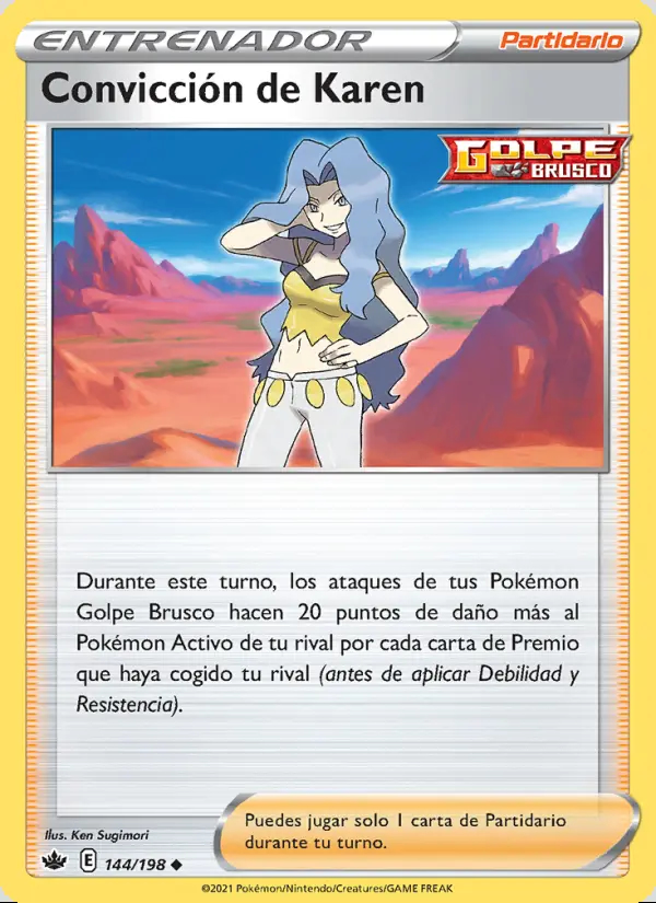 Image of the card Convicción de Karen