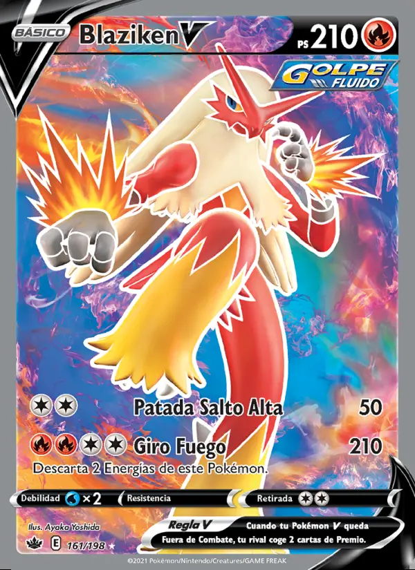 Image of the card Blaziken V