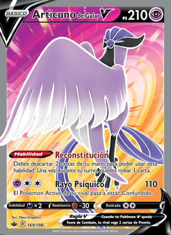 Image of the card Articuno de Galar V