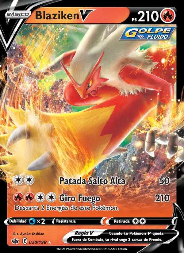 Image of the card Blaziken V