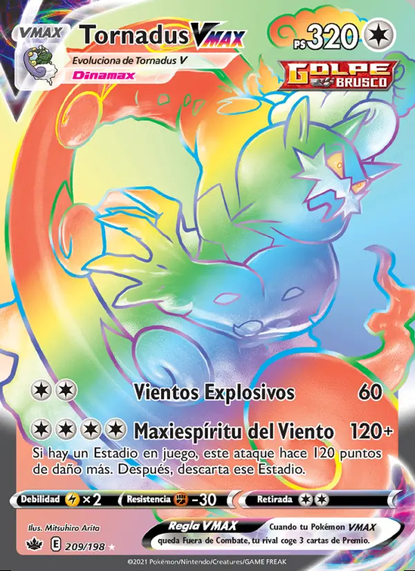 Image of the card Tornadus VMAX