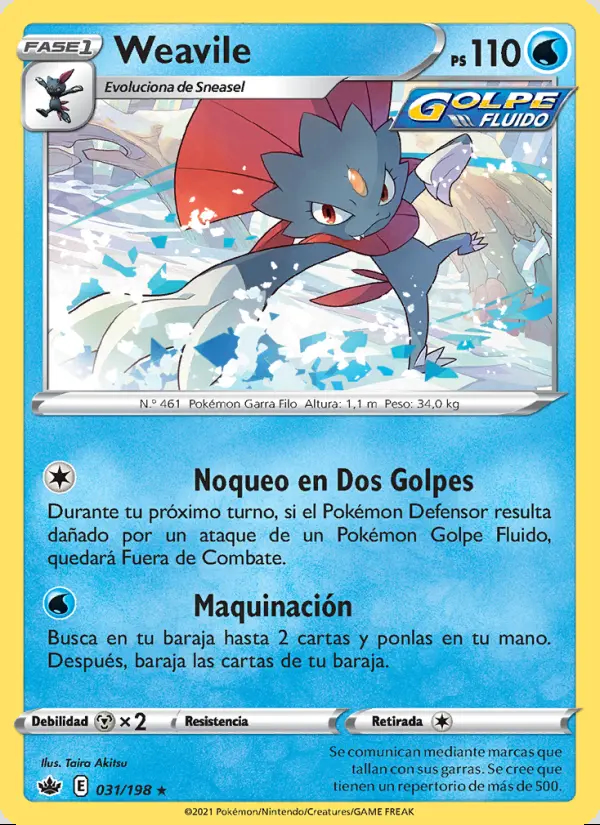 Image of the card Weavile