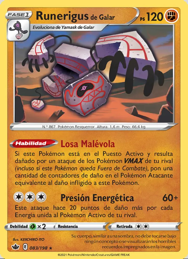 Image of the card Runerigus de Galar