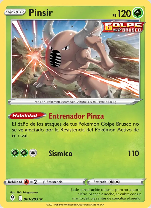 Image of the card Pinsir