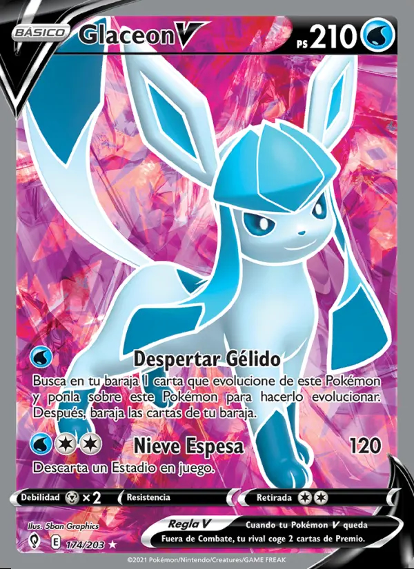 Image of the card Glaceon V