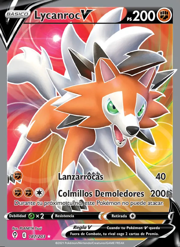 Image of the card Lycanroc V