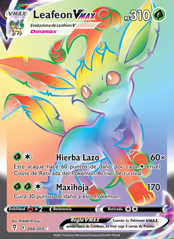 Image of the card Leafeon VMAX