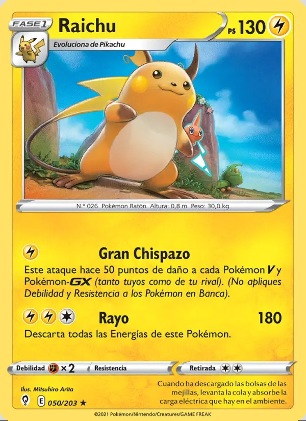 Image of the card Raichu