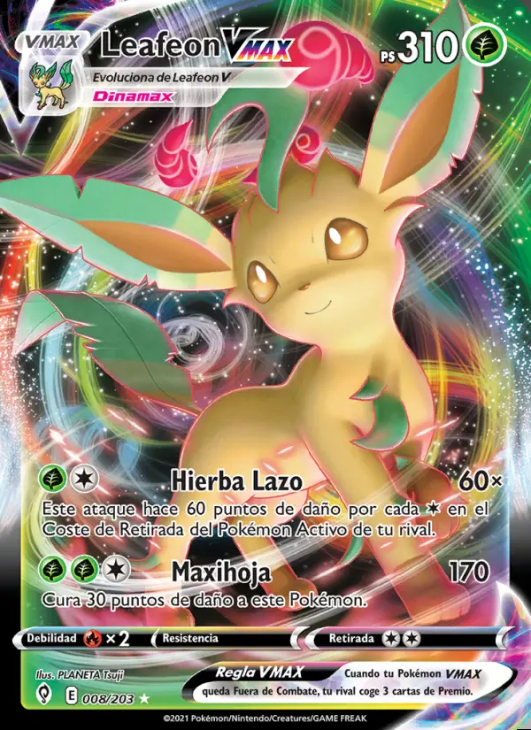 Image of the card Leafeon VMAX