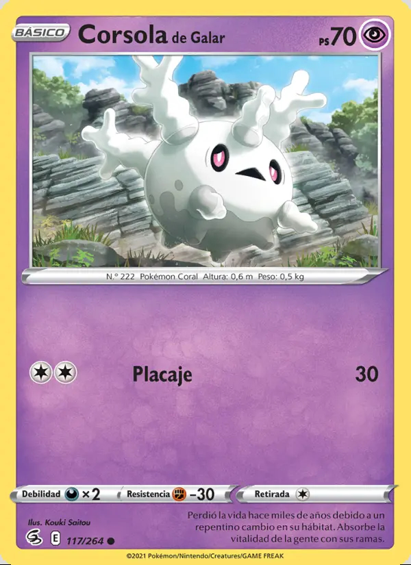 Image of the card Corsola de Galar